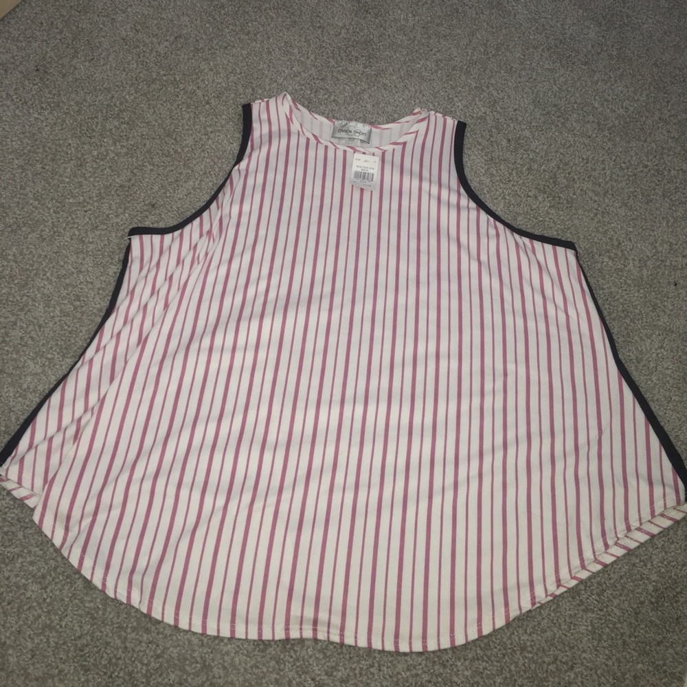 Flowy striped halter top